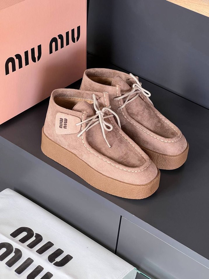 Bej Süet Kadın Dolgu Topuk Bot - Görsel 3