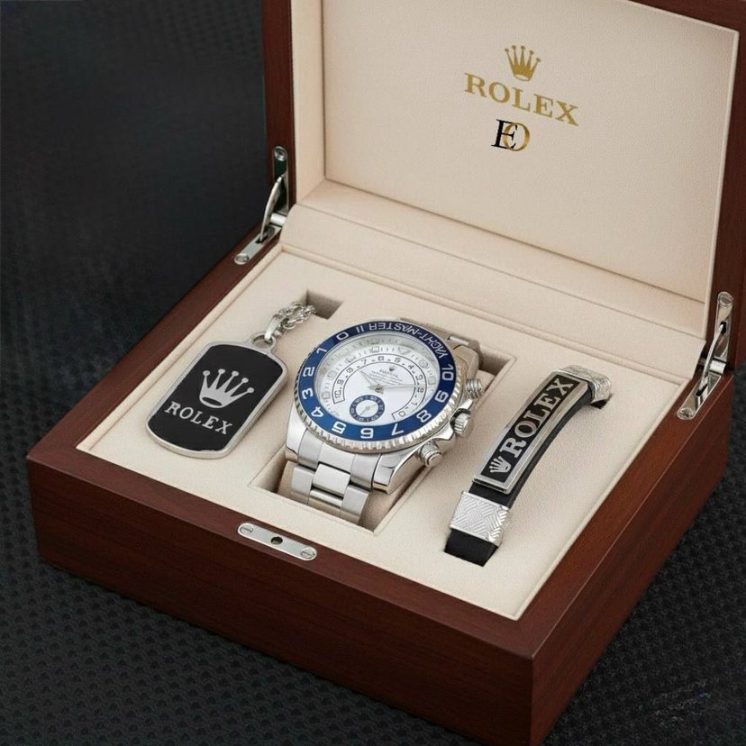 Parlak Mavi Klasik Erkek Saati - Görsel 4