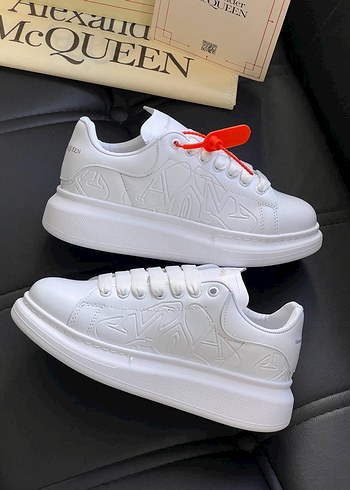 Alexander McQueen Beyaz Platform Kadın Spor Ayakkabı - Görsel 8