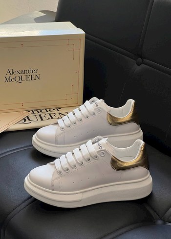 Alexander McQueen Beyaz Platform Kadın Spor Ayakkabı - Görsel 5
