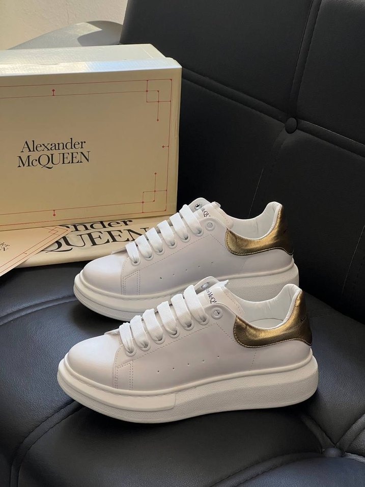 Alexander McQueen Beyaz Platform Kadın Spor Ayakkabı - Görsel 5