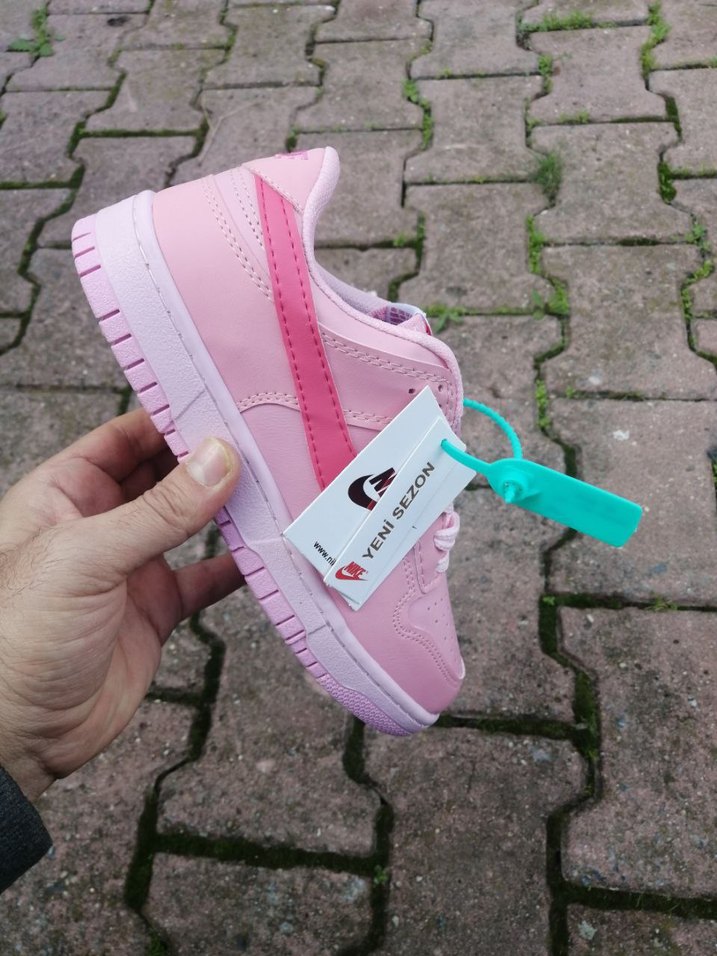 Nike SB Pembe Bağcıklı Kadın Spor Ayakkabı - Görsel 4