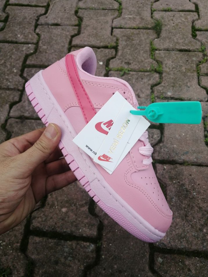 Nike SB Pembe Bağcıklı Kadın Spor Ayakkabı - Görsel 2