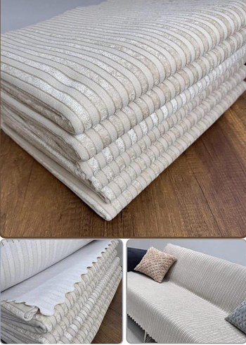 Bej Modern Kanepe Örtüsü Akarlı - Görsel 5