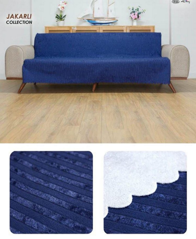 Bej Modern Kanepe Örtüsü Akarlı - Görsel 2