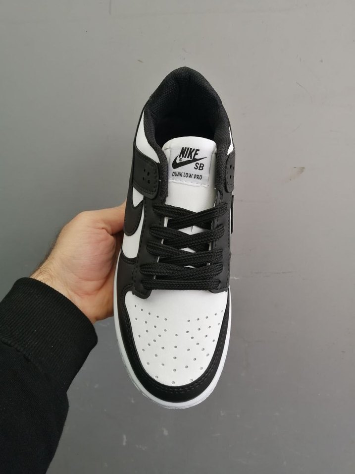 Siyah Beyaz Spor Kadın Sneakers - Görsel 5