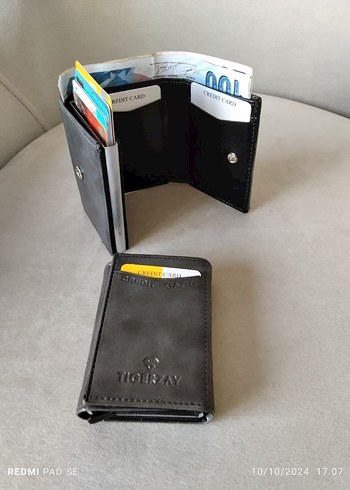 Siyah Baskılı Erkek Cüzdan - Görsel 7