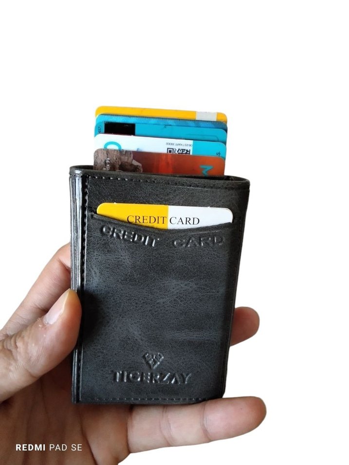 Siyah Baskılı Erkek Cüzdan - Görsel 5