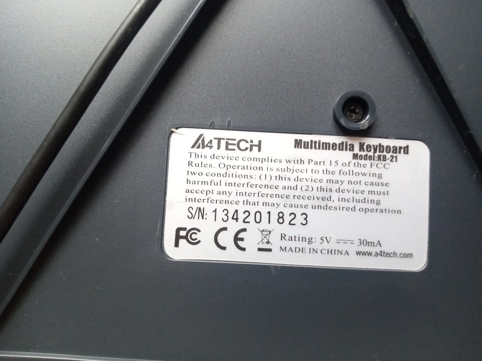 Gri Kablolu Standart Klavye - Görsel 3