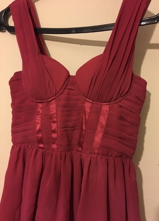 Abiye H&M Pembe Gece Elbisesi