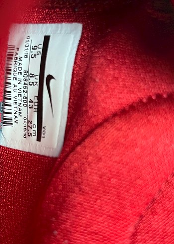 Nike PG Paul George Kırmızı Basketbol Ayakkabısı Velcro Bantlı - Görsel 6