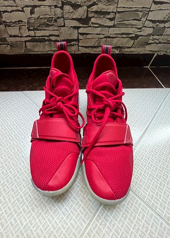 Nike PG Paul George Kırmızı Basketbol Ayakkabısı Velcro Bantlı - Görsel 2