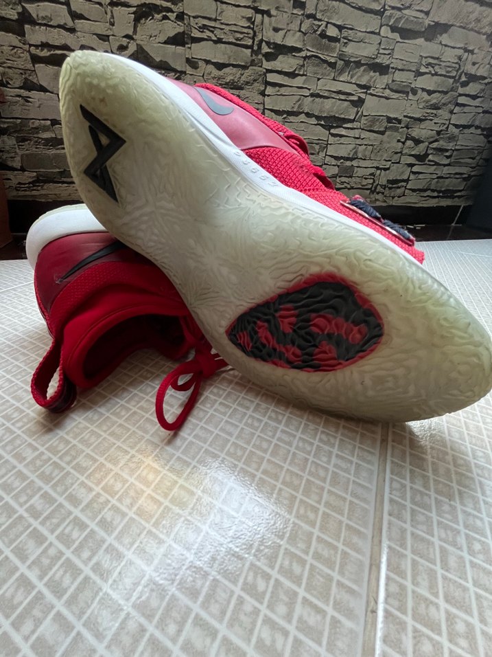 Nike PG Paul George Kırmızı Basketbol Ayakkabısı Velcro Bantlı - Görsel 5