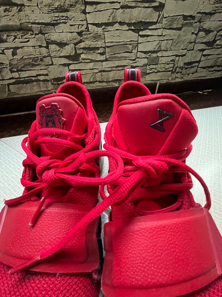 Nike PG Paul George Kırmızı Basketbol Ayakkabısı Velcro Bantlı - Görsel 3