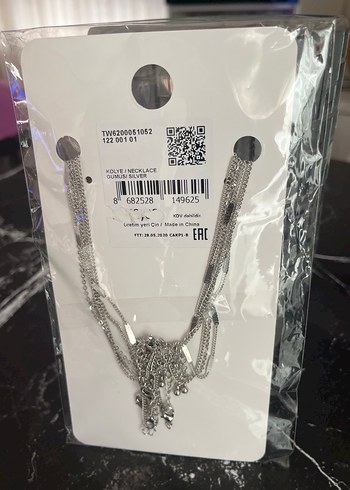 Goth Zincir Detaylı Mini Kolye Seti - Görsel 3