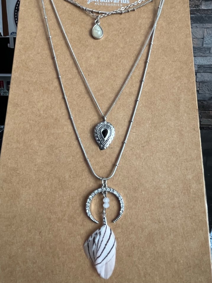 Bohem Zincir Detaylı Uzun Kadın Kolye - Görsel 2