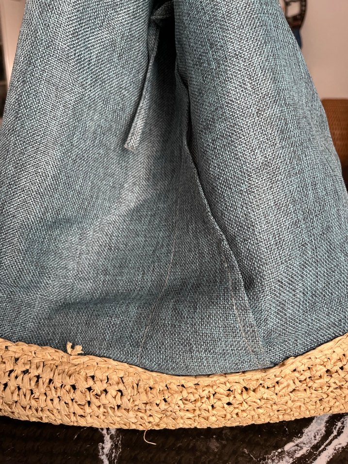 Kumaş Bohem Turkuaz Kadın Çanta - Görsel 2