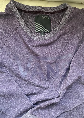 Kadın Mor VANS Uzun Kollu Sweatshirt - Görsel 5