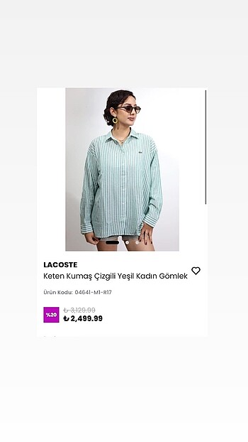 Lacoste Kadın Gömlek