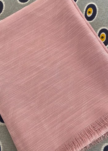 Pembe Kadın Dökümlü Bohem Şal - Görsel 2