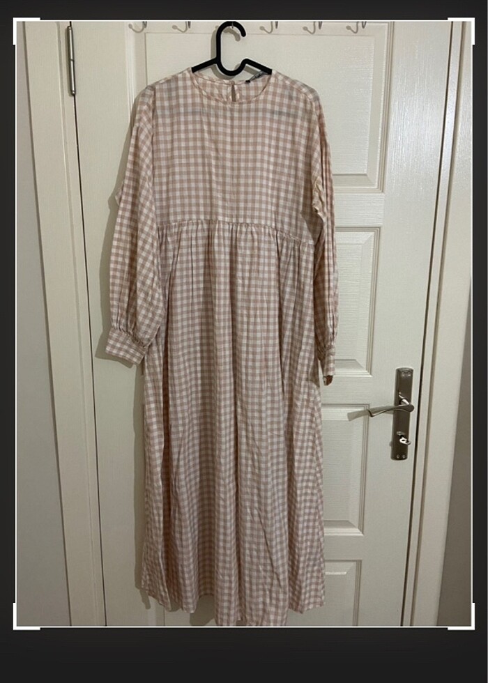 İnce pamuk hamile elbisesi - Görsel 5