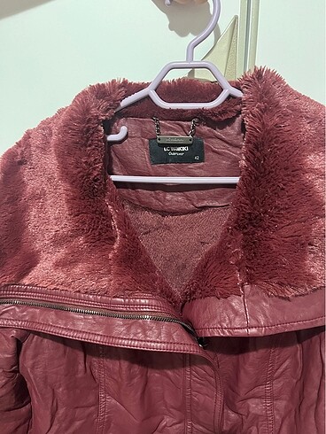 42 Beden bordo Renk lcw deri ceket