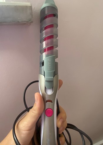 Gri-Pembe Saç Şekillendirici Maşa
