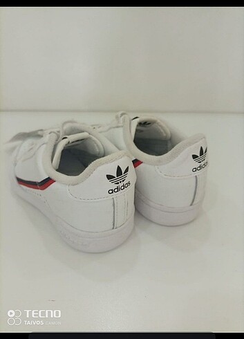 25 Beden beyaz Renk Orijinal adidas sıfır barkodlu etiketli 25.5 no
