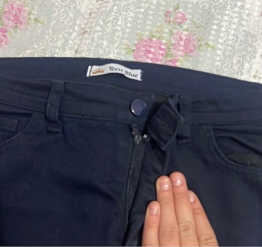 l Beden lacivert Renk kot pantolon