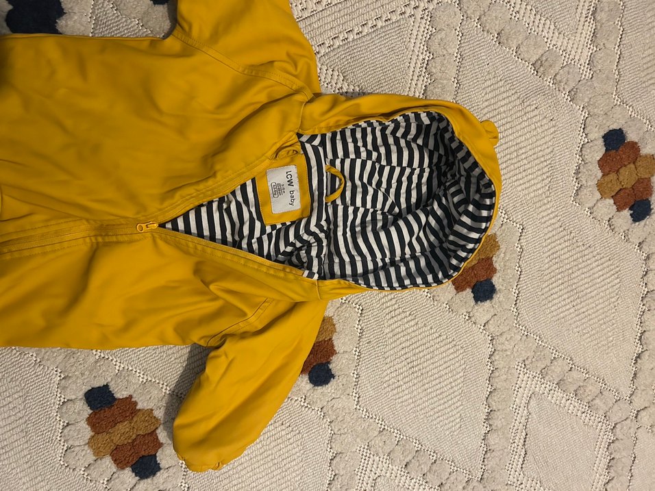 Sarı Fermuarlı Bebek Tulumu - Görsel 2