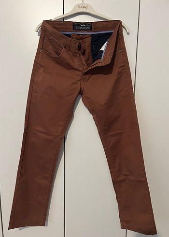Kahverengi Regular Fit Erkek Pantolon
