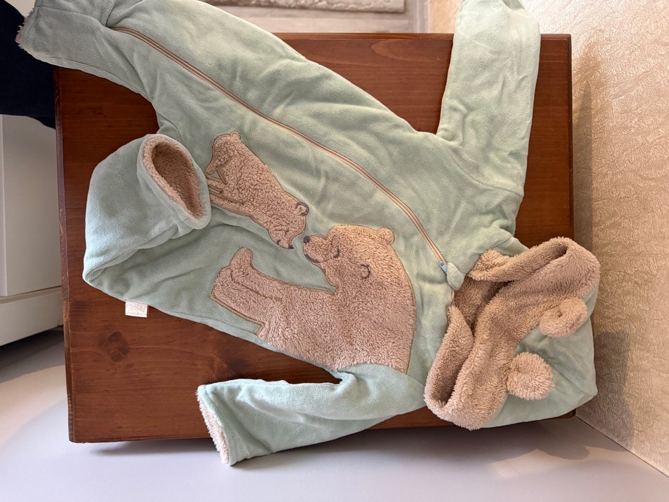 Bebek peluş astronot tulum mont - Görsel 2