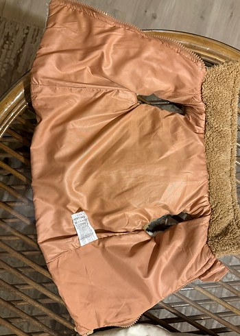 Çocuk Yelek peluş kahverengi unisex - Görsel 3