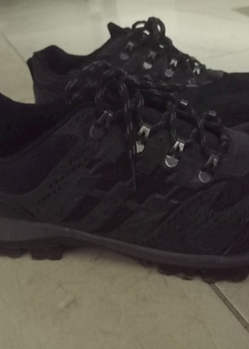 Siyah Bağcıklı Erkek trekking ayakkabı - Görsel 3