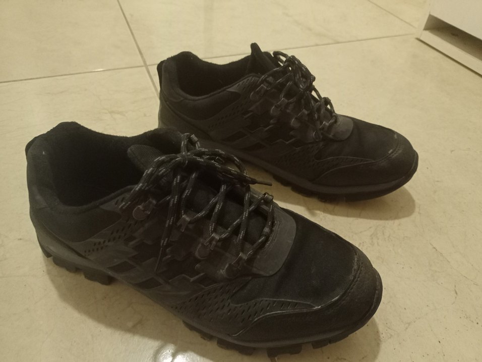 Siyah Bağcıklı Erkek trekking ayakkabı - Görsel 2