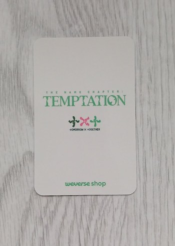 TXT temptation Lullaby ver Taehyun pob fotokart pc - Görsel 2