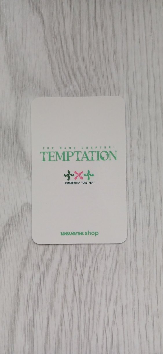 TXT temptation Lullaby ver Taehyun pob fotokart pc - Görsel 2