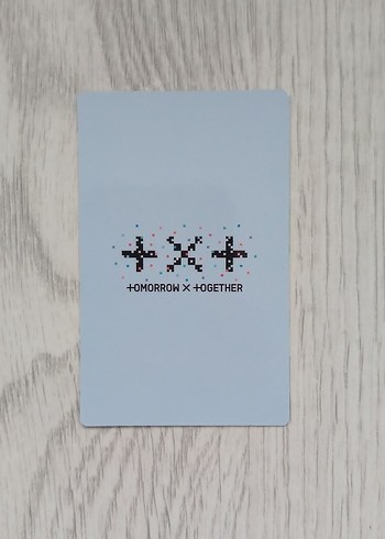 TXT Blue Hour R version Taehyun official photocard pc - Görsel 2