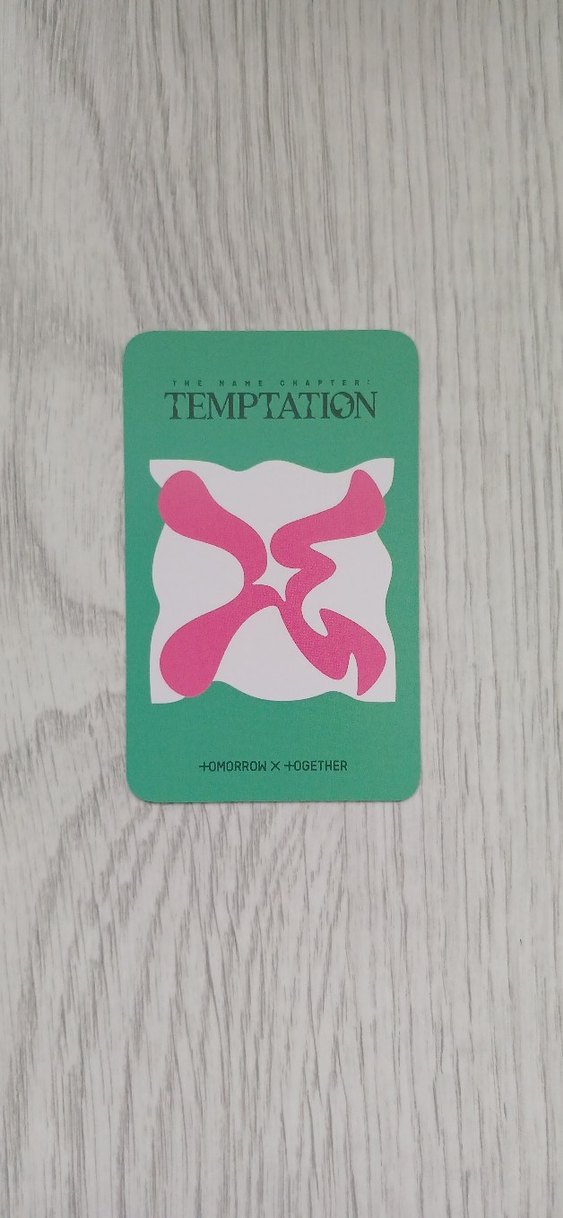 TXT Taehyun Temptation M2U Lucky Draw photocard pc - Görsel 2