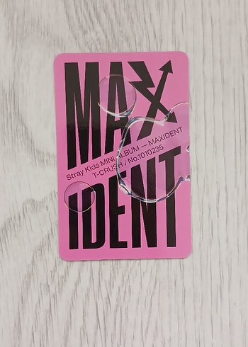 Stray Kids Maxident Album I.N Jeongin Fotokart pc - Görsel 2