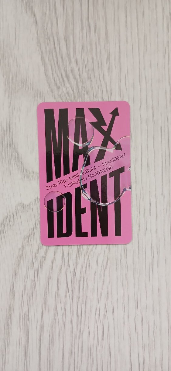 Stray Kids Maxident Album I.N Jeongin Fotokart pc - Görsel 2