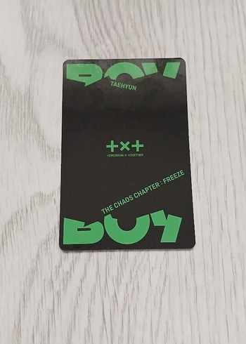 TXT freeze Boy Taehyun photocard pc - Görsel 2