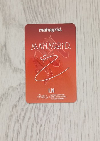 Stray Kids I.N. Jeongin 3rd Mahagrid Photocard pc - Görsel 2