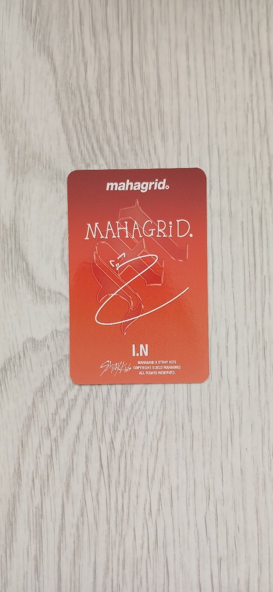 Stray Kids I.N. Jeongin 3rd Mahagrid Photocard pc - Görsel 2