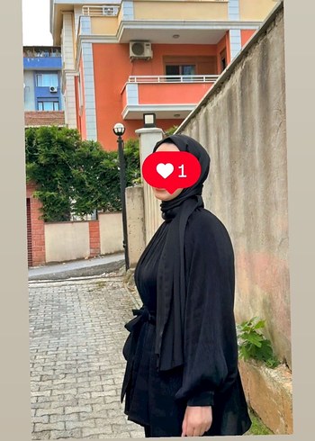 42 Beden Siyah şık Uzun Kollu Kadın takım