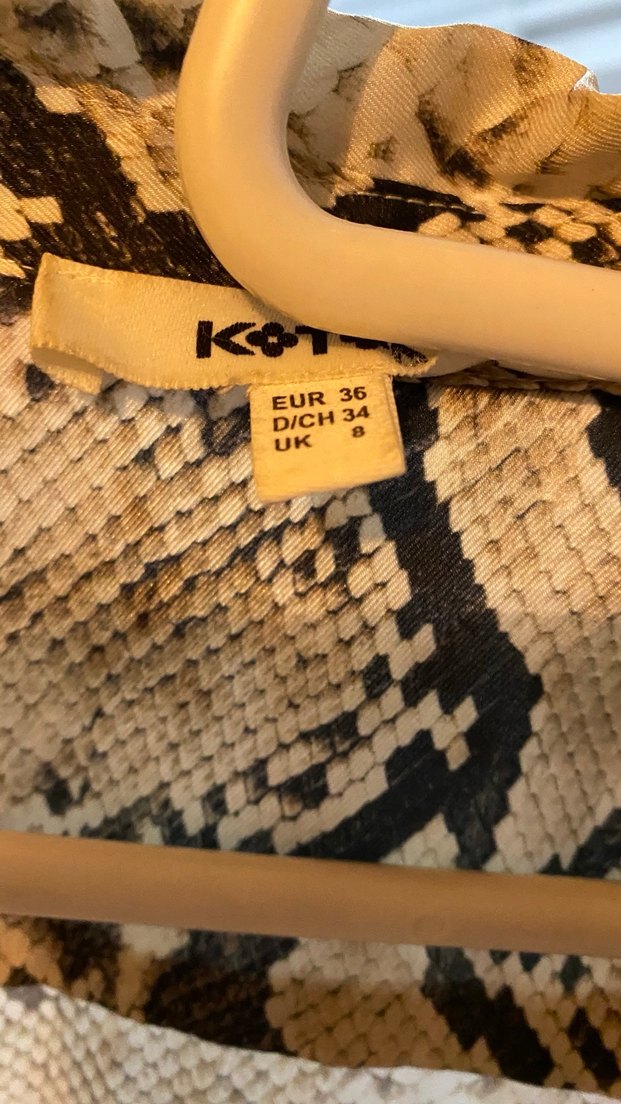 Yılan Desenli Uzun Bohem Elbise - Görsel 2