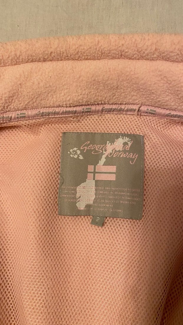 Pembe Fermuarlı Kadın Polar Ceket - Görsel 3