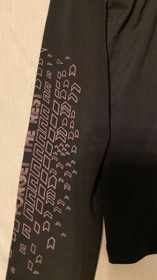 Siyah Uzun Kollu Kadın Tişört - Görsel 2