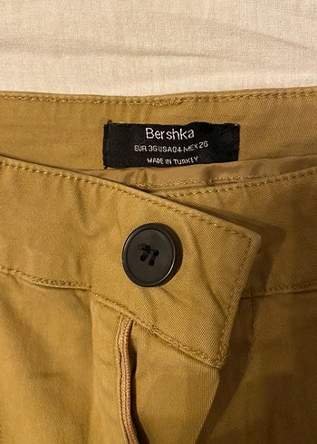 Bej Kadın Keten Salaş Pantolon - Görsel 2