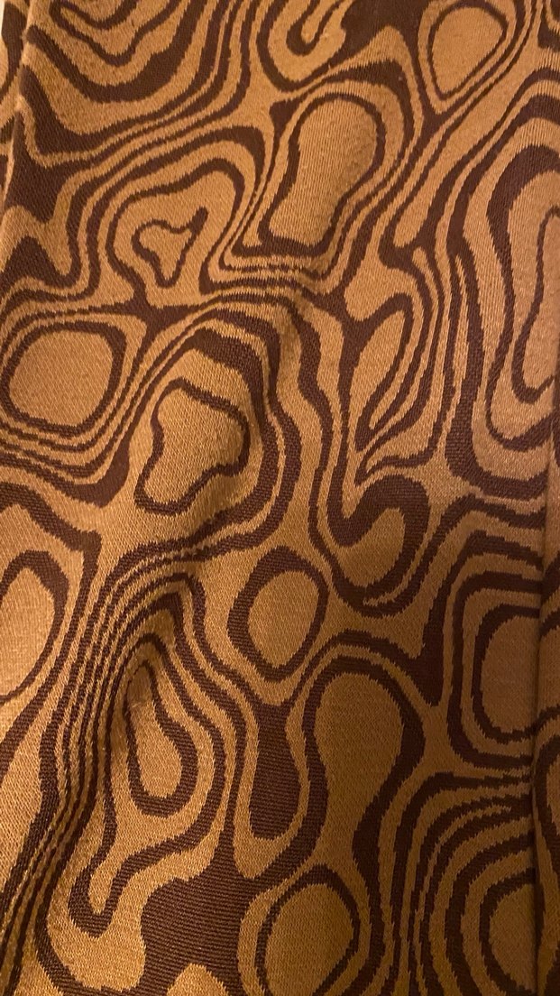 Dantel Detaylı Kahverengi Bohem İspanyol Paça Pantolon - Görsel 3